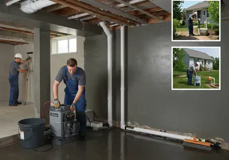 Basement Waterproofing and Flood Prevention process in Harvard, IL